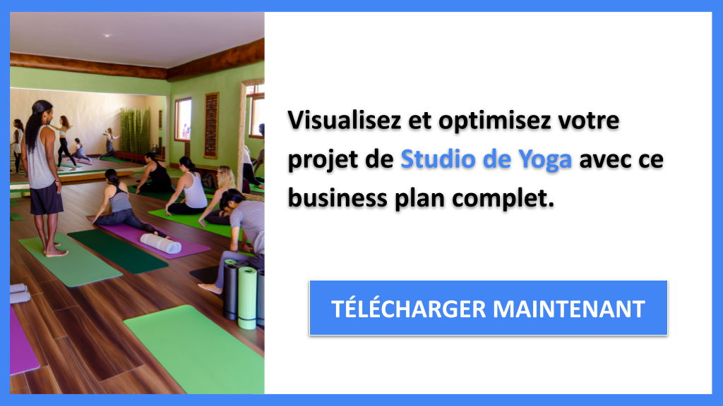Exemple Business Plan pour Studio de Yoga - Studio de Yoga Business Model Canvas- CTA3