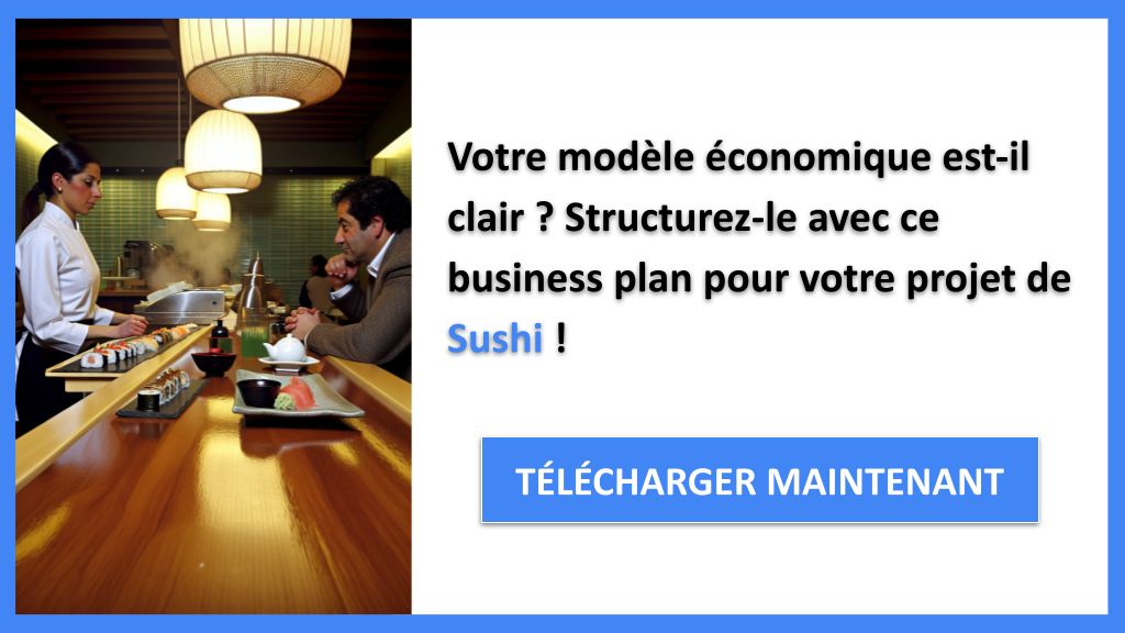 Exemple Business Plan pour Sushi - Sushi Business Model Canvas- CTA1