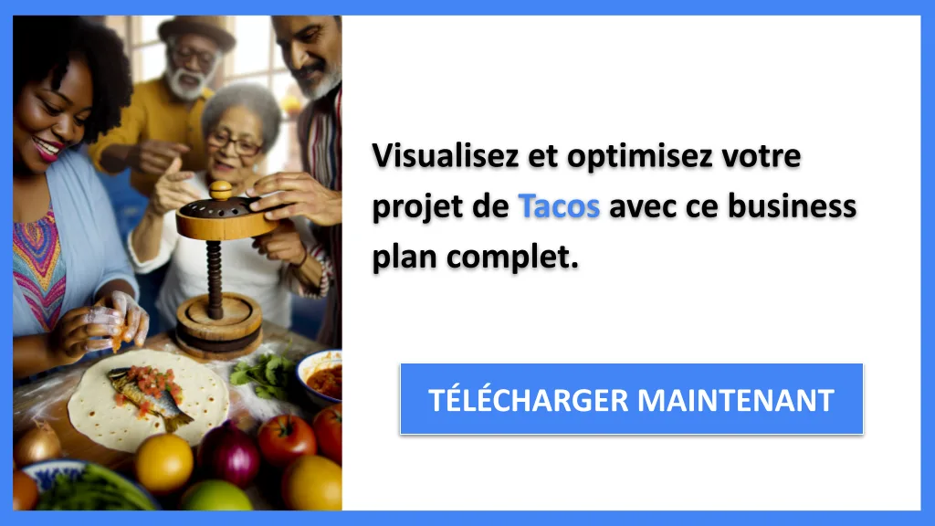 Tacos Business Model Canvas 2026 : modèle complet et exemple 8 Exemple Business Plan pour Tacos - Tacos Business Model Canvas- CTA3