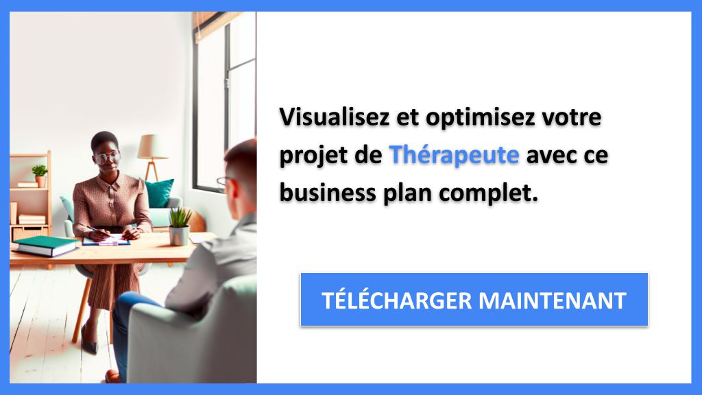Exemple Business Plan pour Thérapeute - Thérapeute Business Model Canvas- CTA3