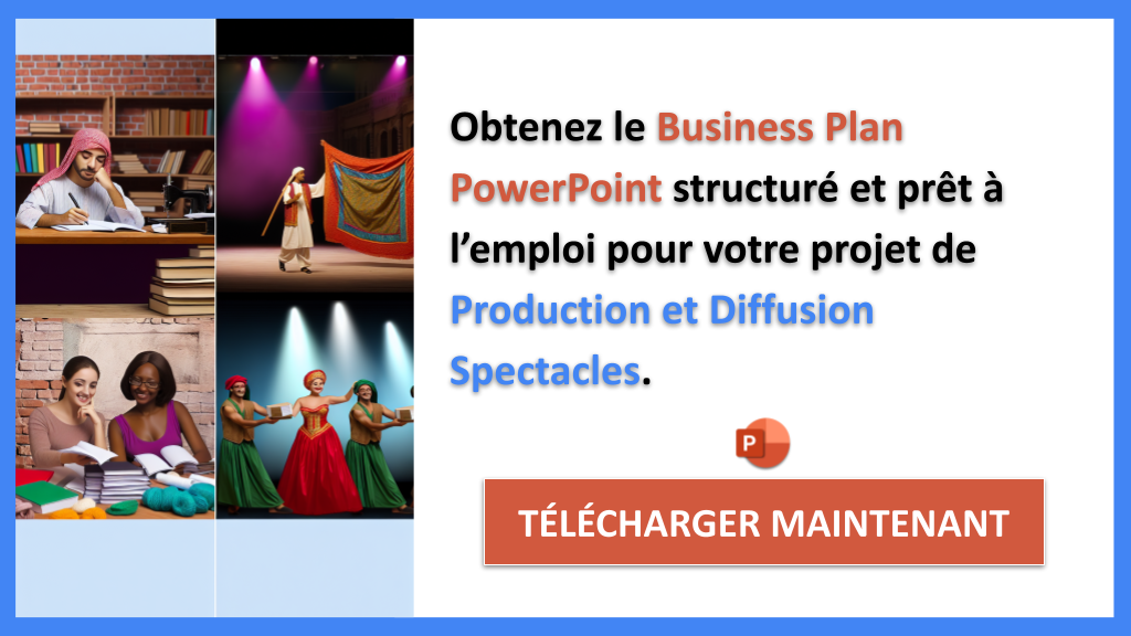 Exemple Business Plan pour Production et Diffusion Spectacles - Production et Diffusion Spectacles Business Plan Exemple- CTA2