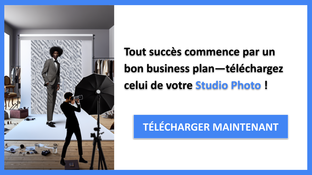 Exemple Business Plan pour Studio Photo - Studio Photo Business Plan Exemple- CTA1