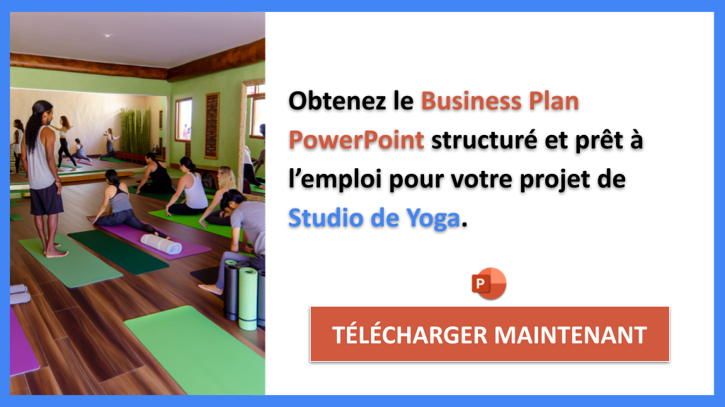 Exemple Business Plan pour Studio de Yoga - Studio de Yoga Business Plan Exemple- CTA2