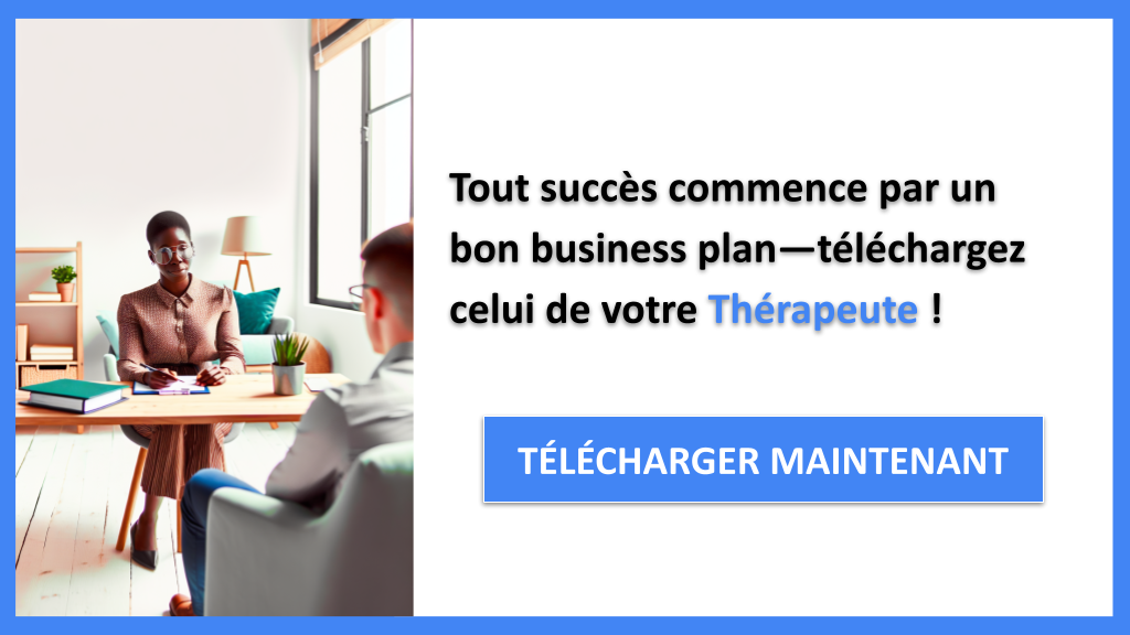Exemple Business Plan pour Thérapeute - Thérapeute Business Plan Exemple- CTA1
