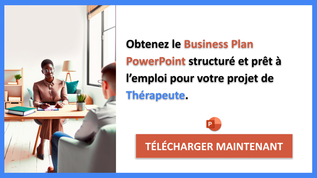 Exemple Business Plan pour Thérapeute - Thérapeute Business Plan Exemple- CTA2