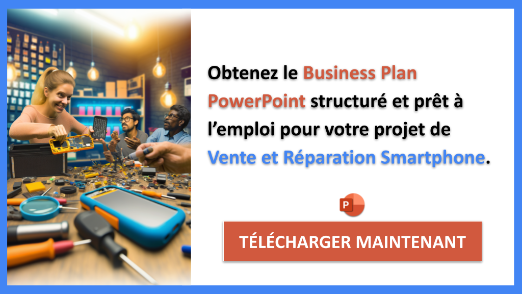 Exemple Business Plan pour Vente et Réparation Smartphone - Vente et Réparation Smartphone Business Plan Exemple- CTA2