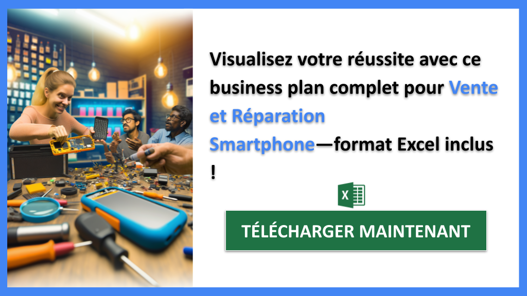 Exemple Business Plan pour Vente et Réparation Smartphone - Vente et Réparation Smartphone Business Plan Exemple- CTA3
