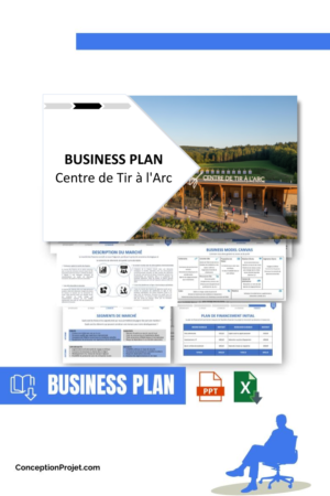 Pack Business Plan pour Centre de Tir à l'Arc - Modèle de business plan professionnel pour Centre de Tir à l'Arc, spécialement conçu pour les entrepreneurs, incluant un prévisionnel financier 100% automatisé, une stratégie marketing intégrée, ainsi qu’une analyse complète (SWOT, Business Model Canvas, étude de marché et analyse des risques). Ce document au design moderne et entièrement personnalisable sous Word est structuré pour répondre aux exigences des banques et des investisseurs, tout en permettant un gain de temps considérable grâce à son contenu pré-rédigé.