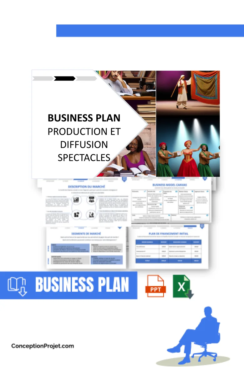 Plan Marketing Production et Diffusion Spectacles 2026 4 Business Plan pour Production et Diffusion Spectacles - Plan Marketing Production et Diffusion Spectacles