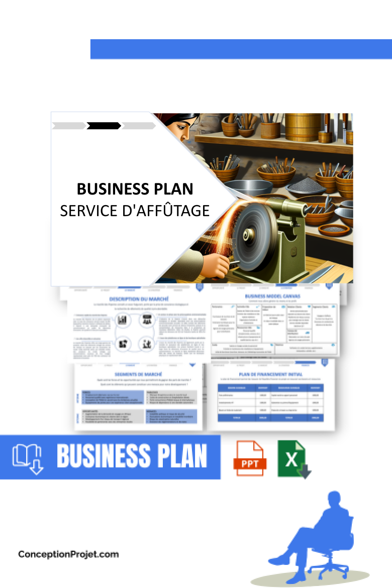 Business Plan pour Service d'affûtage - Service d'affûtage Plan financier Exemple