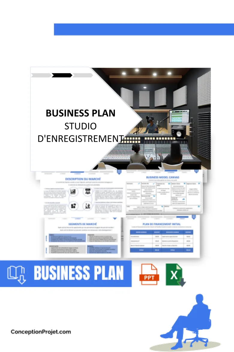 Business Plan pour Studio d'Enregistrement - Coût Studio d'enregistrement