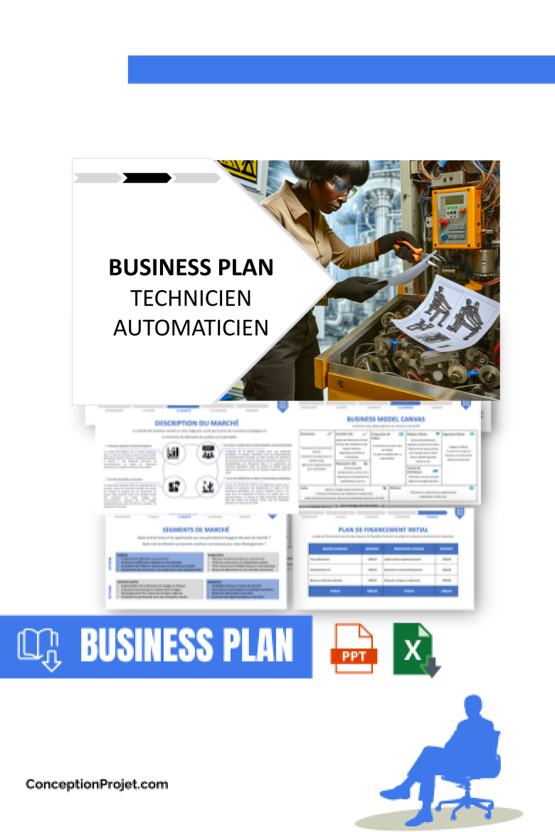 Business Plan pour Technicien Automaticien - Plan Marketing Technicien Automaticien