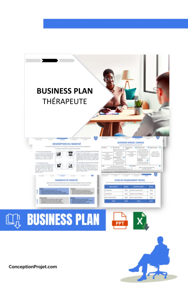 Business Plan pour Thérapeute - Thérapeute Revenus Rentabilité