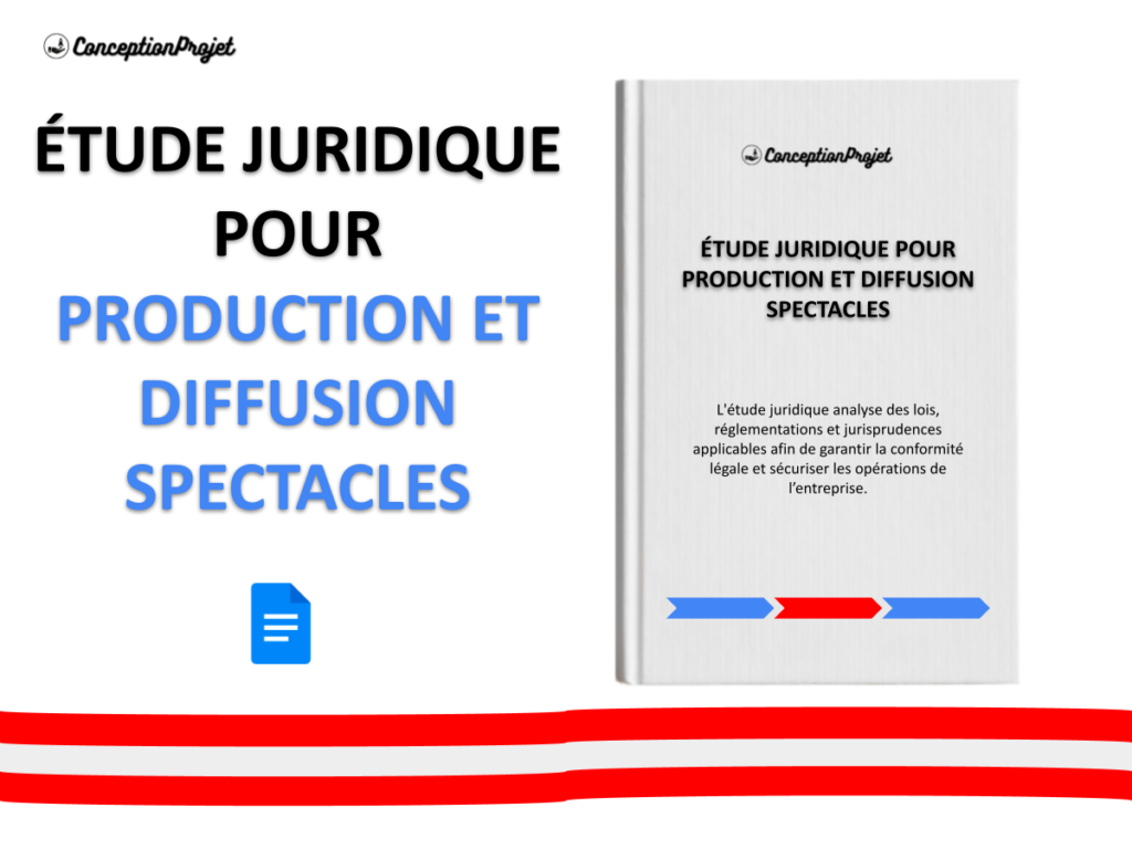 Etude Juridique Production et Diffusion Spectacles Cover