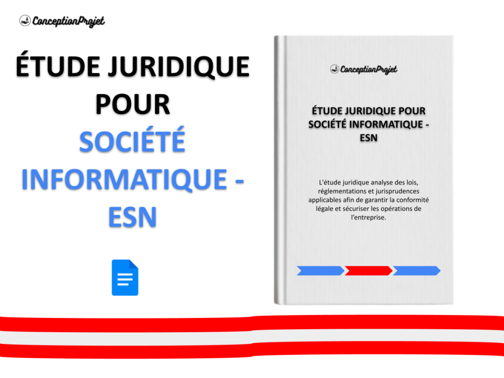 Comment sécuriser juridiquement une Société informatique (ESN) ? 2 Etude Juridique Societe informatique ESN Cover