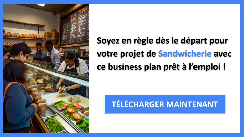 Exemple Business Plan pour Sandwicherie - Étude Juridique Sandwicherie- CTA3