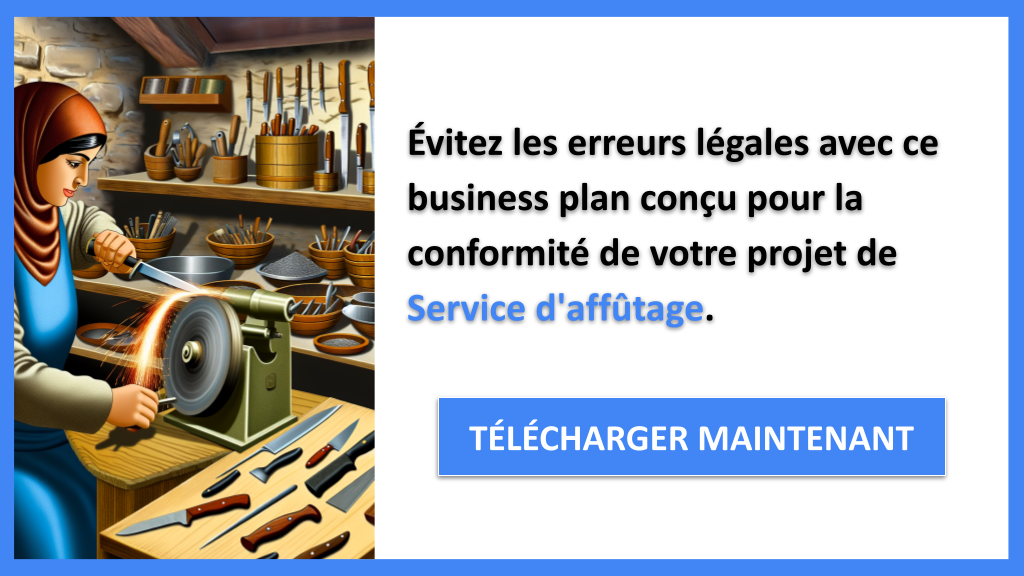 Exemple Business Plan pour Service d'affûtage - Étude Juridique Service d'affûtage- CTA2