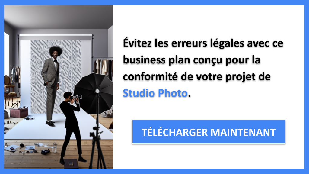 Exemple Business Plan pour Studio Photo - Étude Juridique Studio Photo- CTA2