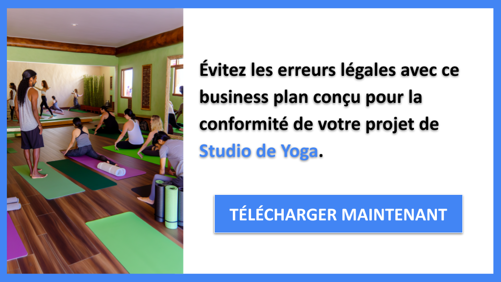 Exemple Business Plan pour Studio de Yoga - Étude Juridique Studio de Yoga- CTA2