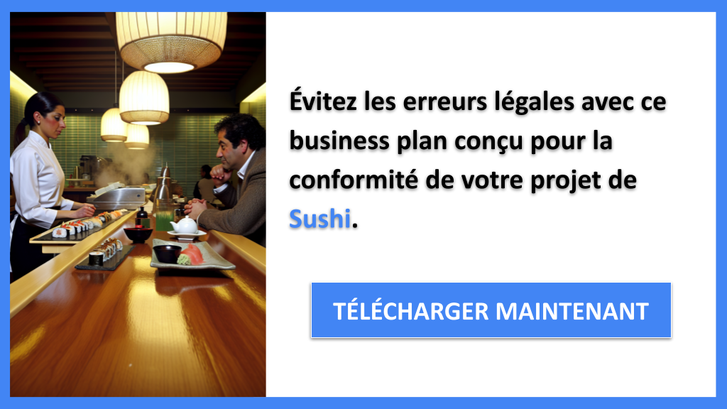 Exemple Business Plan pour Sushi - Étude Juridique Sushi- CTA2