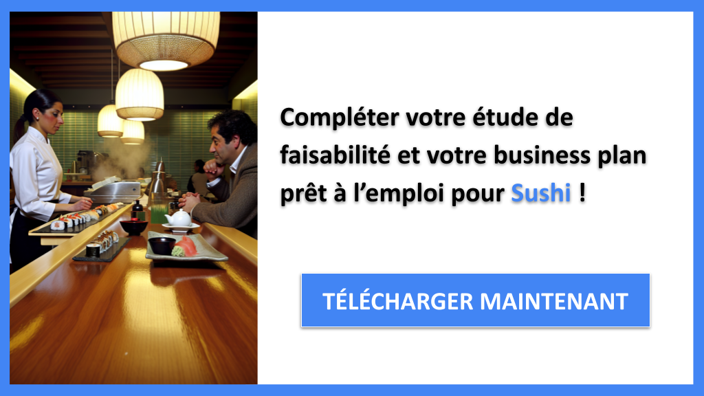 Étude de faisabilité Restaurant Sushi : analyse préalable 8 Exemple Business Plan pour Sushi - Étude Faisabilité Sushi- CTA3