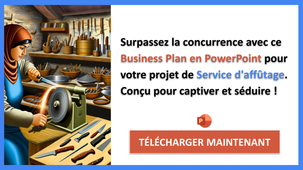 Exemple Business Plan pour Service d'affûtage - Étude de la Concurrence Service d'affûtage- CTA3