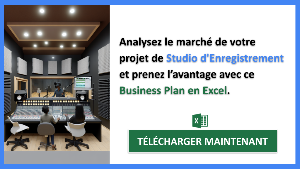 Exemple Business Plan pour Studio d'Enregistrement - Étude de la Concurrence Studio d'Enregistrement- CTA2