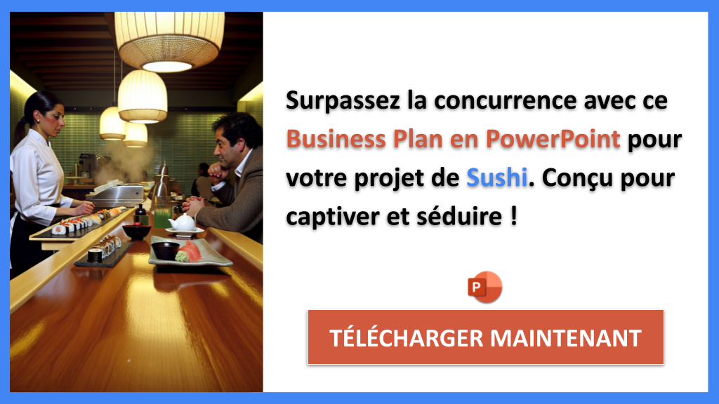 Étude de la concurrence : comment un Restaurant Sushi se positionne 8 Exemple Business Plan pour Sushi - Étude de la Concurrence Sushi- CTA3