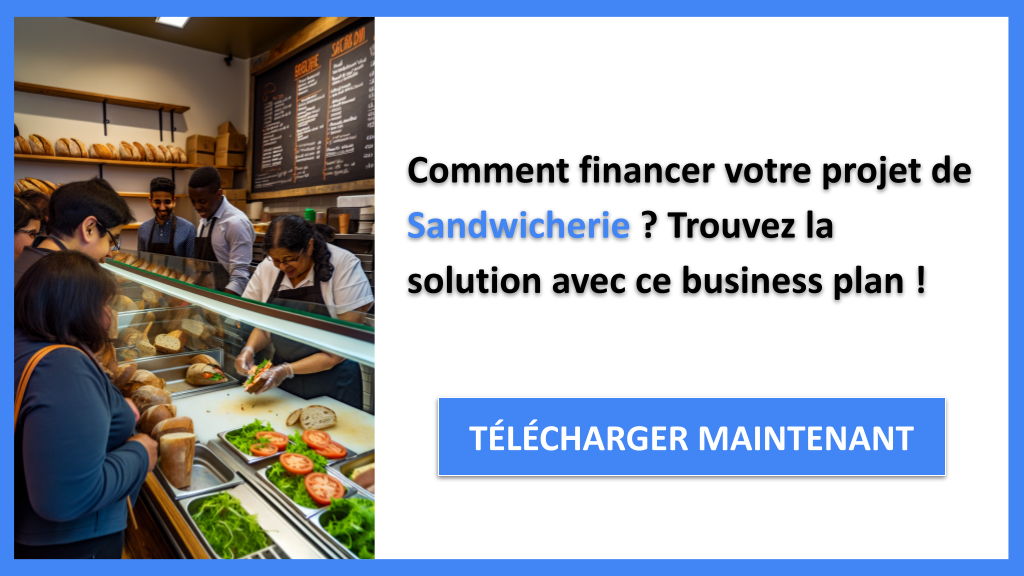 Exemple Business Plan pour Sandwicherie - Financement Sandwicherie- CTA1
