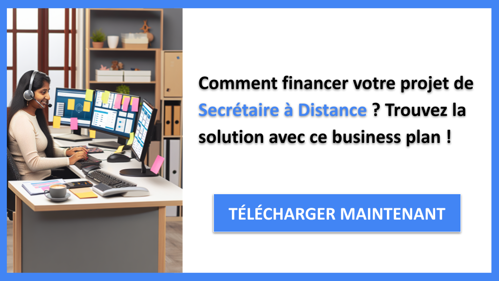 Exemple Business Plan pour Secrétaire à Distance - Financement Secrétaire à Distance- CTA1
