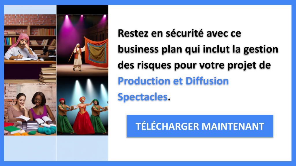 Exemple Business Plan pour Production et Diffusion Spectacles - Gestion des Risques Production et Diffusion Spectacles- CTA3