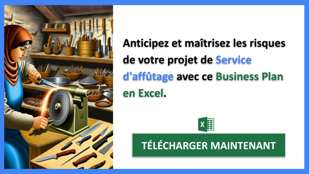 Exemple Business Plan pour Service d'affûtage - Gestion des Risques Service d'affûtage- CTA2