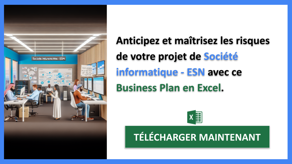 Management des risques pour un projet de Société Informatique (ESN) 7 Exemple Business Plan pour Société informatique - ESN - Gestion des Risques Société informatique - ESN- CTA2