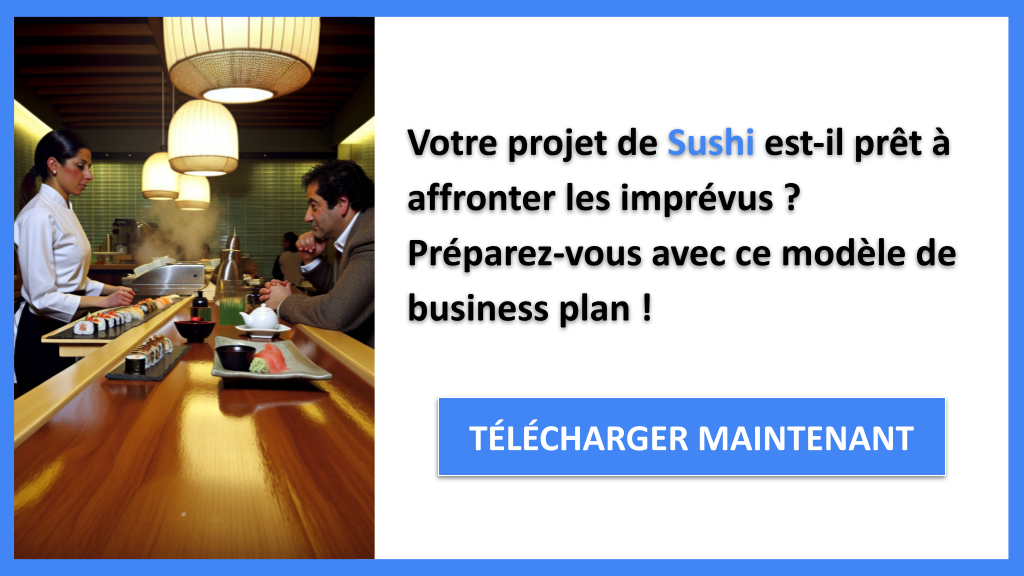 Exemple Business Plan pour Sushi - Gestion des Risques Sushi- CTA1