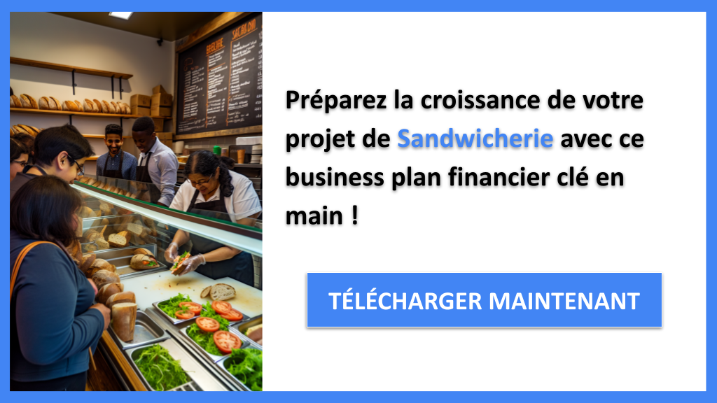 Exemple Business Plan pour Sandwicherie - Sandwicherie Plan financier Exemple- CTA3