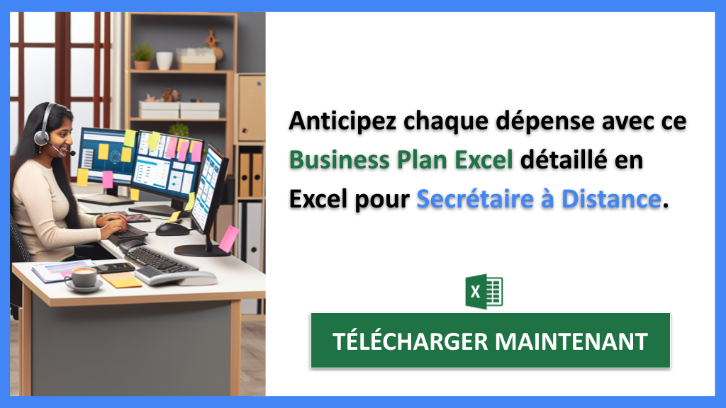 Exemple Business Plan pour Secrétaire à Distance - Secrétaire à Distance Plan financier Exemple- CTA2