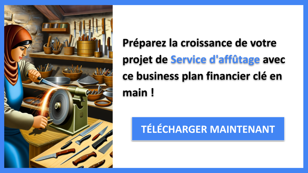 Exemple Business Plan pour Service d'affûtage - Service d'affûtage Plan financier Exemple- CTA3