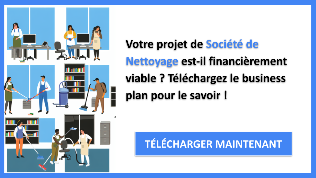 Exemple Business Plan pour Société de Nettoyage - Société de Nettoyage Plan financier Exemple- CTA1