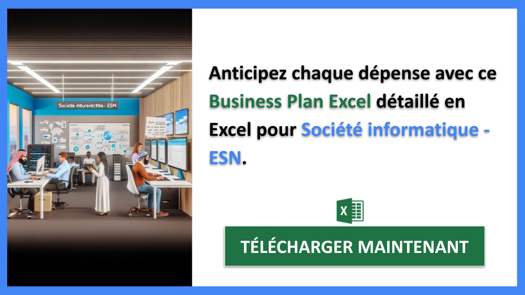 Plan financier pour ESN 7 Exemple Business Plan pour Société informatique - ESN - Société informatique - ESN Plan financier Exemple- CTA2