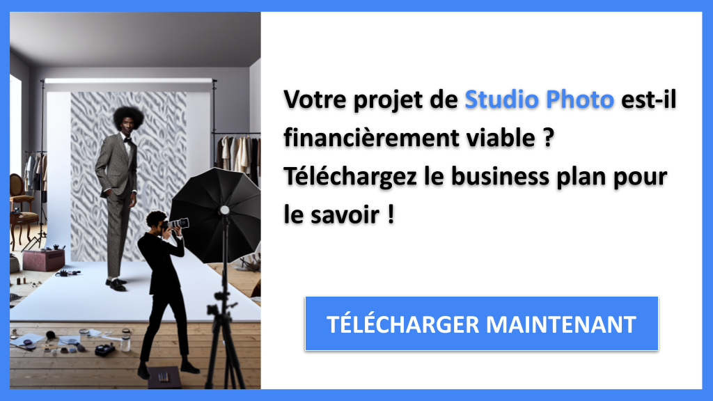 Exemple Business Plan pour Studio Photo - Studio Photo Plan financier Exemple- CTA1
