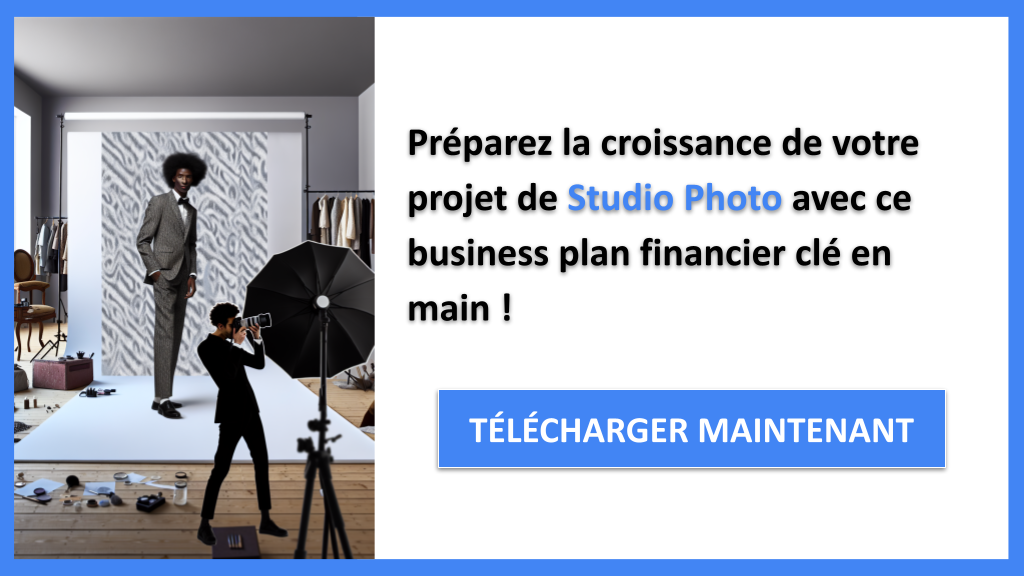Exemple Business Plan pour Studio Photo - Studio Photo Plan financier Exemple- CTA3