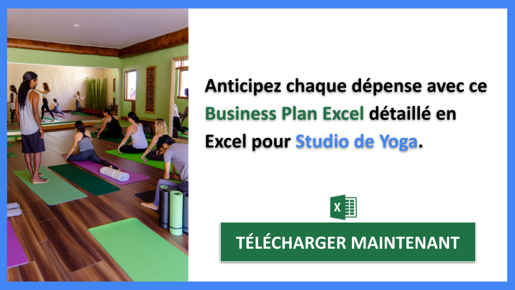 Exemple Business Plan pour Studio de Yoga - Studio de Yoga Plan financier Exemple- CTA2