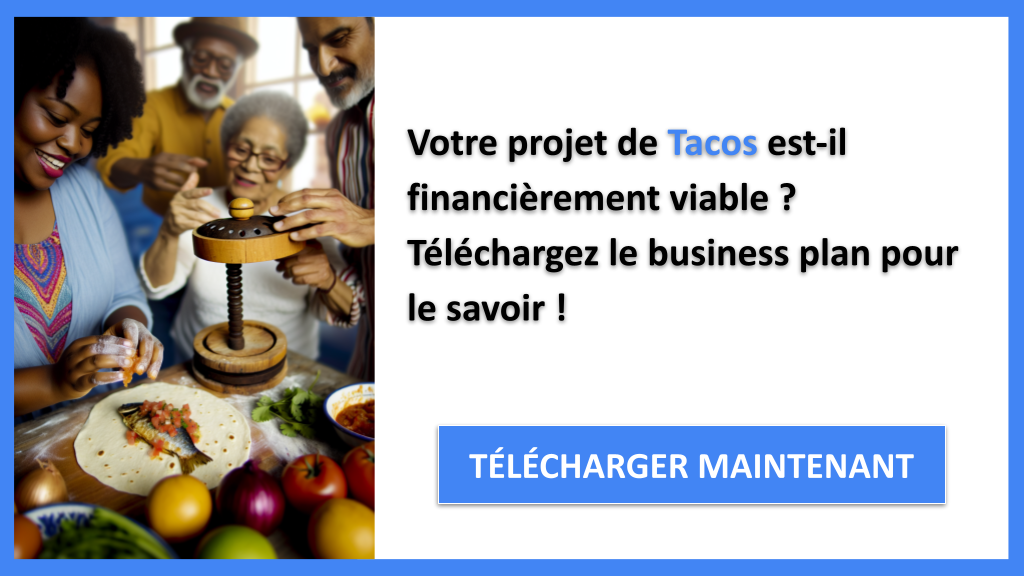 Plan financier pour restaurant tacos 6 Exemple Business Plan pour Tacos - Tacos Plan financier Exemple- CTA1