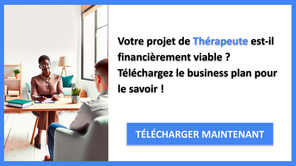 Exemple Business Plan pour Thérapeute - Thérapeute Plan financier Exemple- CTA1