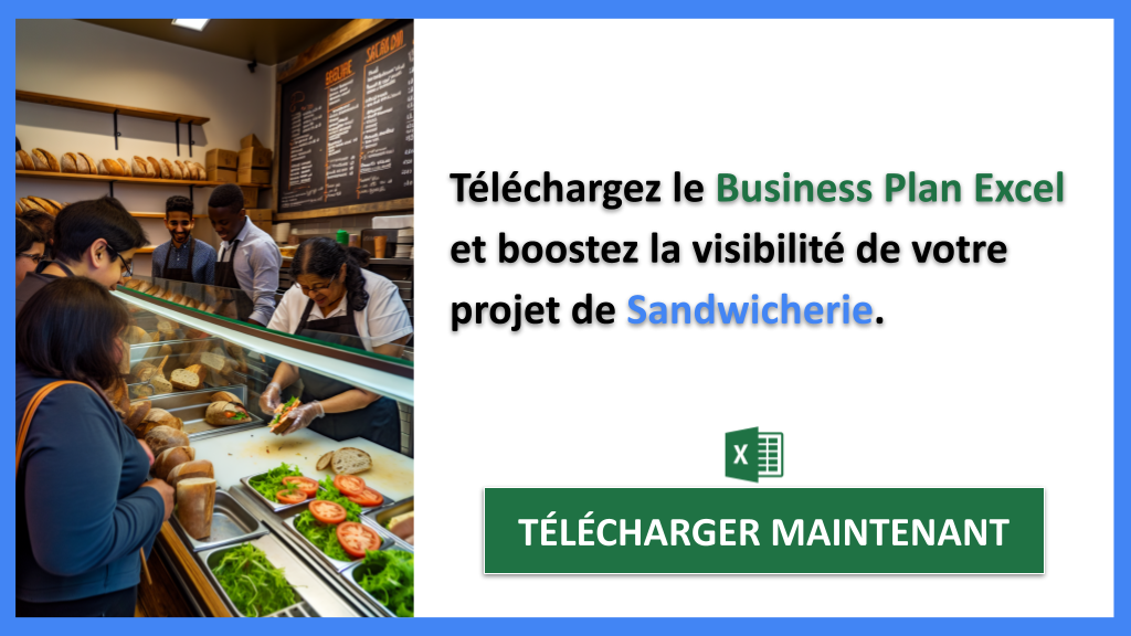 Exemple Business Plan pour Sandwicherie - Plan Marketing Sandwicherie- CTA2