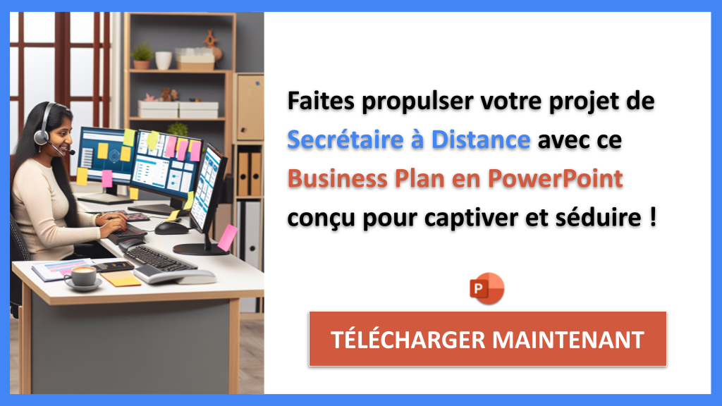 Exemple Business Plan pour Secrétaire à Distance - Plan Marketing Secrétaire à Distance- CTA3