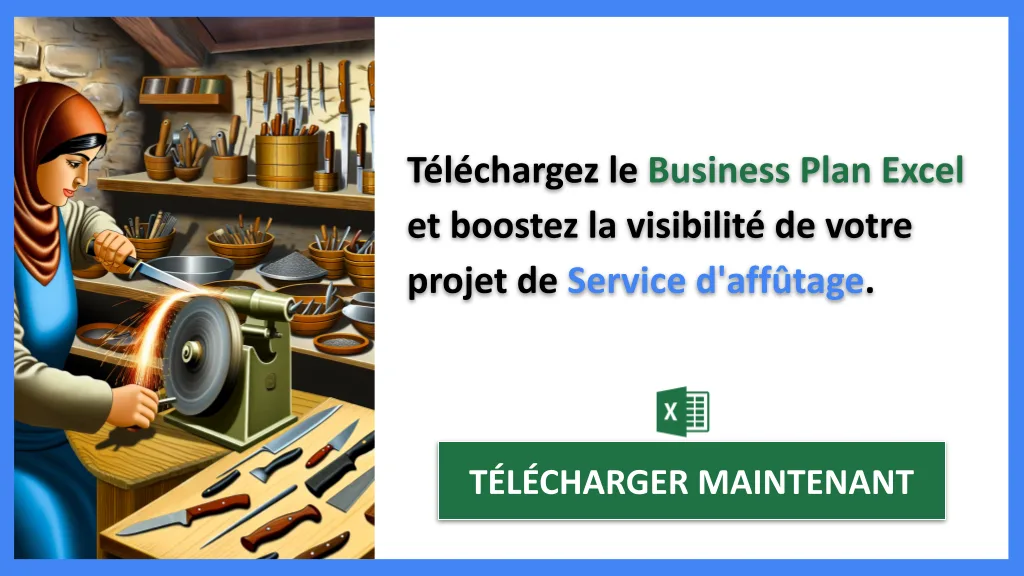 Plan Marketing Service d'Affûtage 2026 : Guide Pratique 7 Exemple Business Plan pour Service d'affûtage - Plan Marketing Service d'Affûtage- CTA2