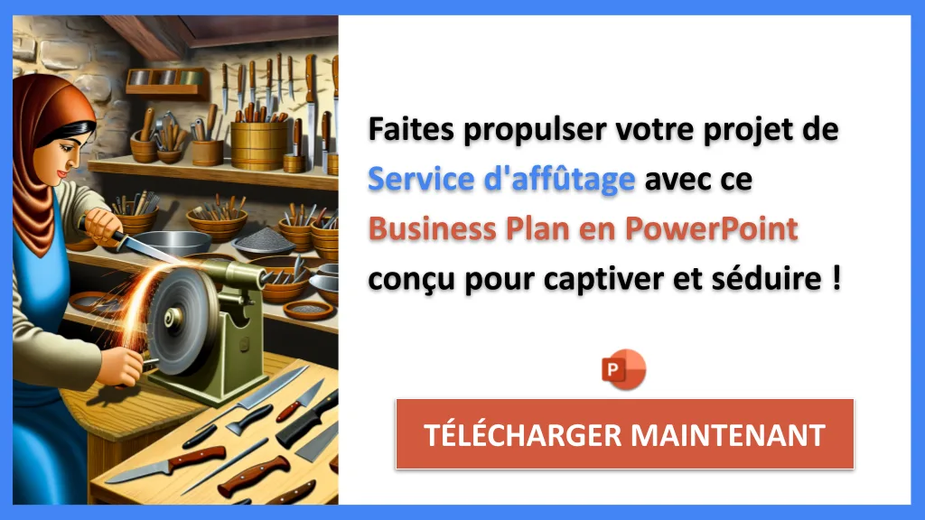 Plan Marketing Service d'Affûtage 2026 : Guide Pratique 8 Exemple Business Plan pour Service d'affûtage - Plan Marketing Service d'Affûtage- CTA3