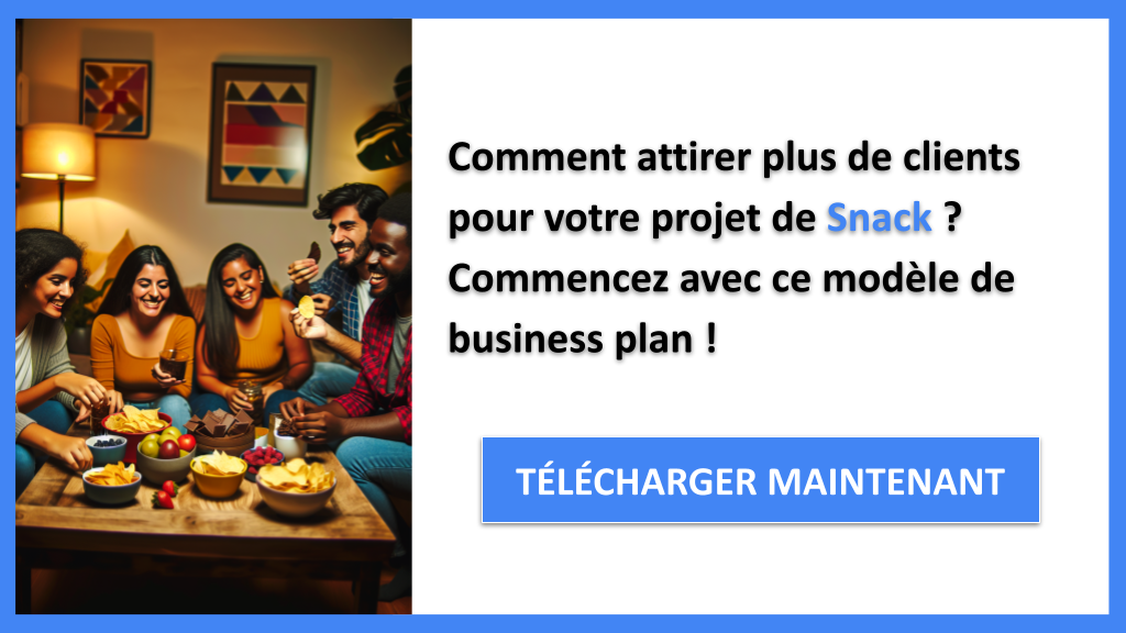 Exemple Business Plan pour Snack - Plan Marketing Snack- CTA1