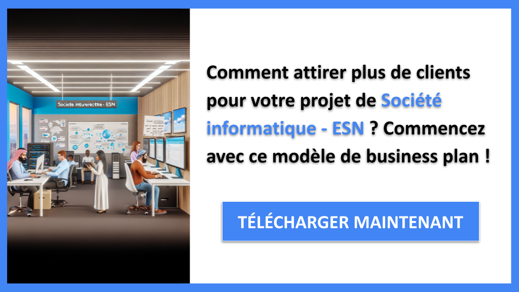 Exemple Business Plan pour Société informatique - ESN - Plan Marketing Société Informatique - ESN- CTA1